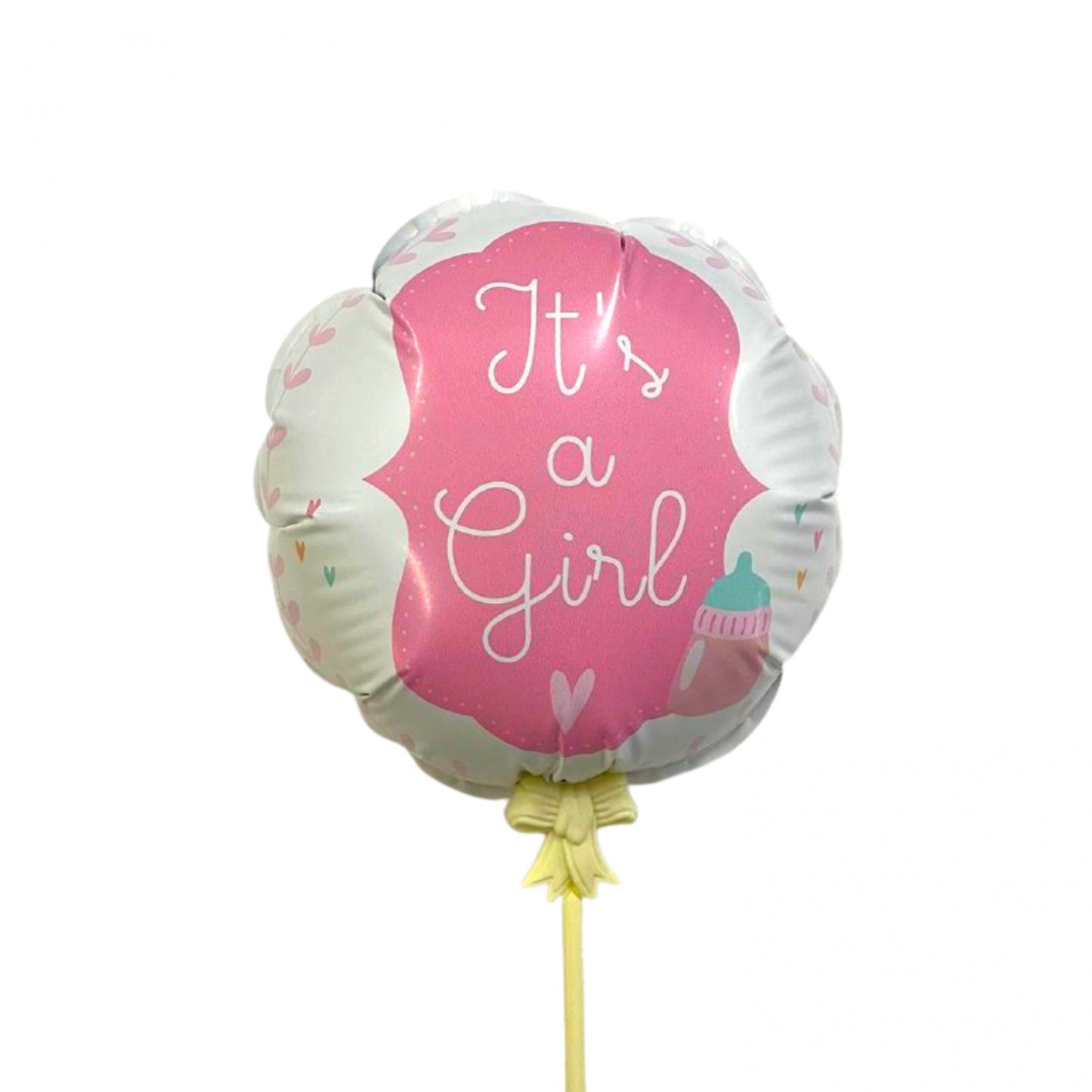 18cm It’s A Girl Bottle Auto Inflatable Foil Balloon
