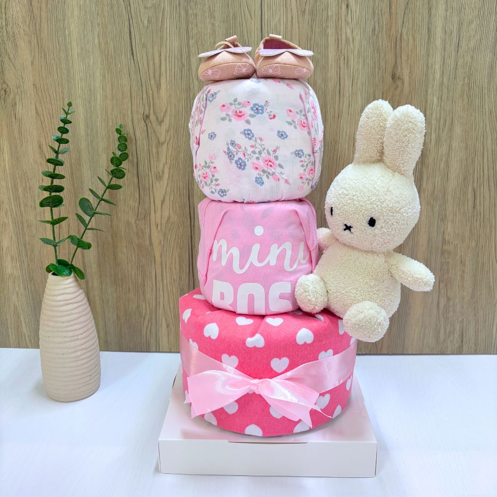 3 Tier Mini Boss Miffy Diaper Cake Baby Hamper