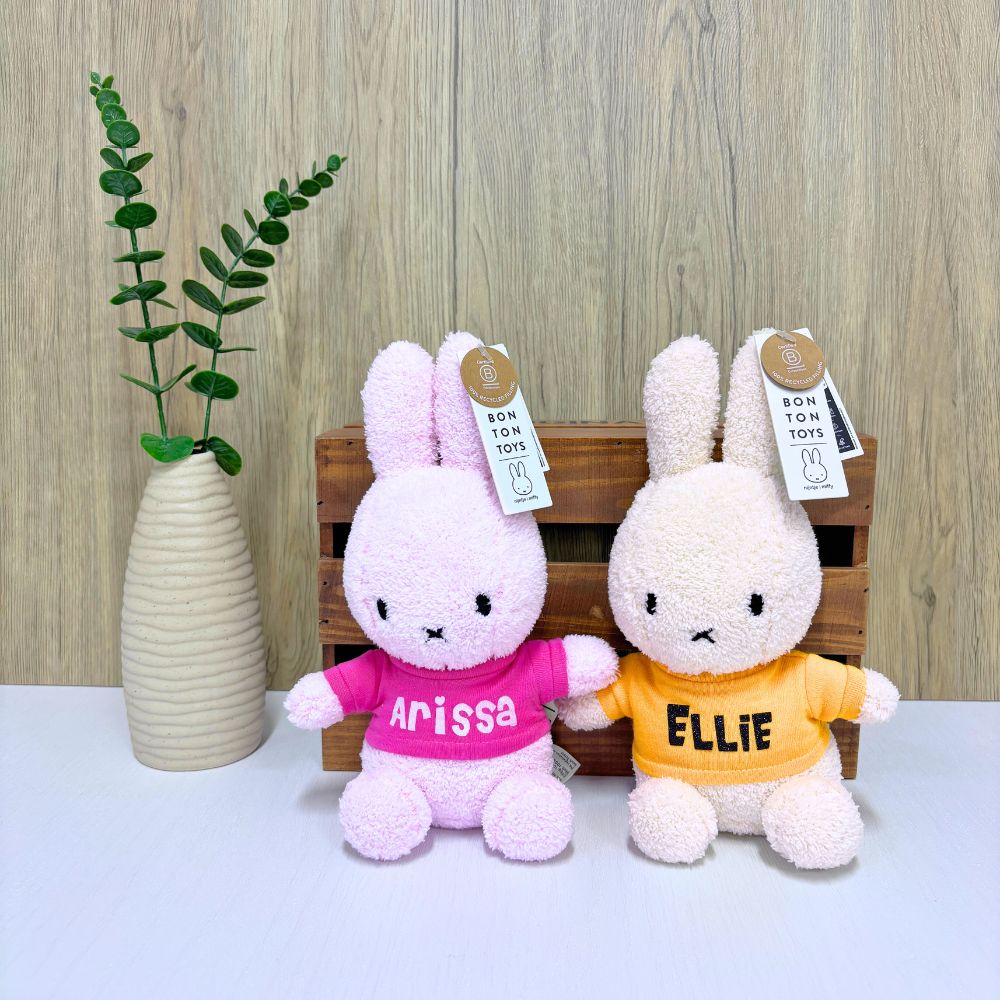 Customized Miffy Rabbit Plush Toy 23cm - 4 colours, 100% Authentic Miffy
