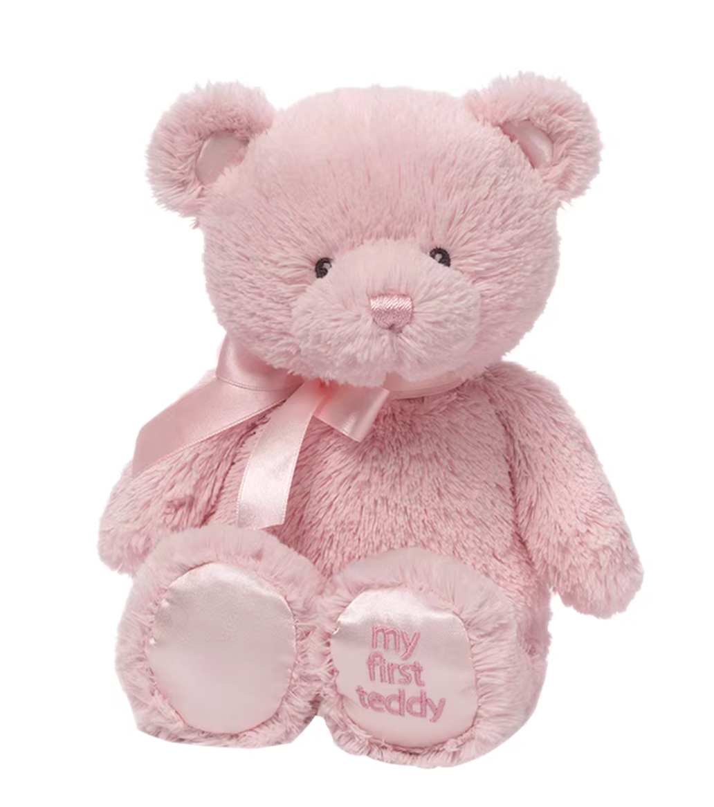 2-Tier My First Teddy Girl Diaper Cake 🧸🌸- Baby Hamper Singapore 🧸