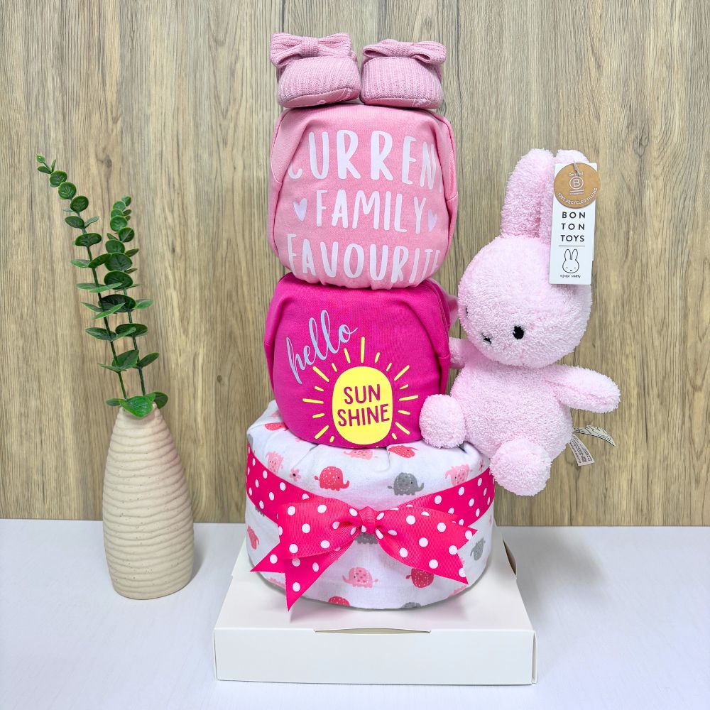 3 Tier Diaper Cake - Hello Miffy Baby Gift Hamper