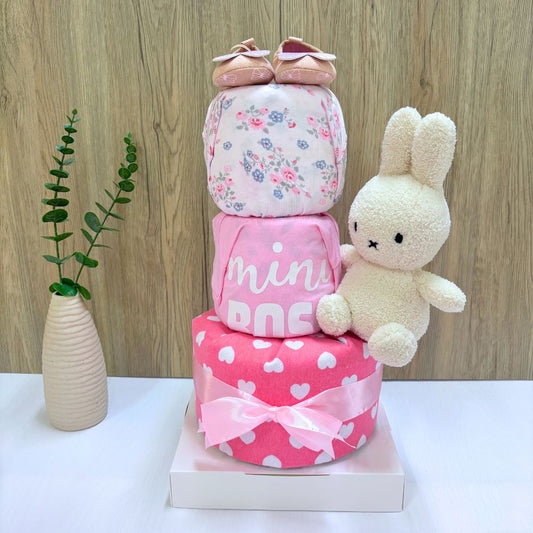 3 Tier Mini Boss Miffy Diaper Cake Baby Hamper
