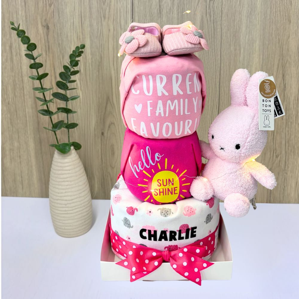 3 Tier Diaper Cake - Hello Miffy Baby Hamper Singapore