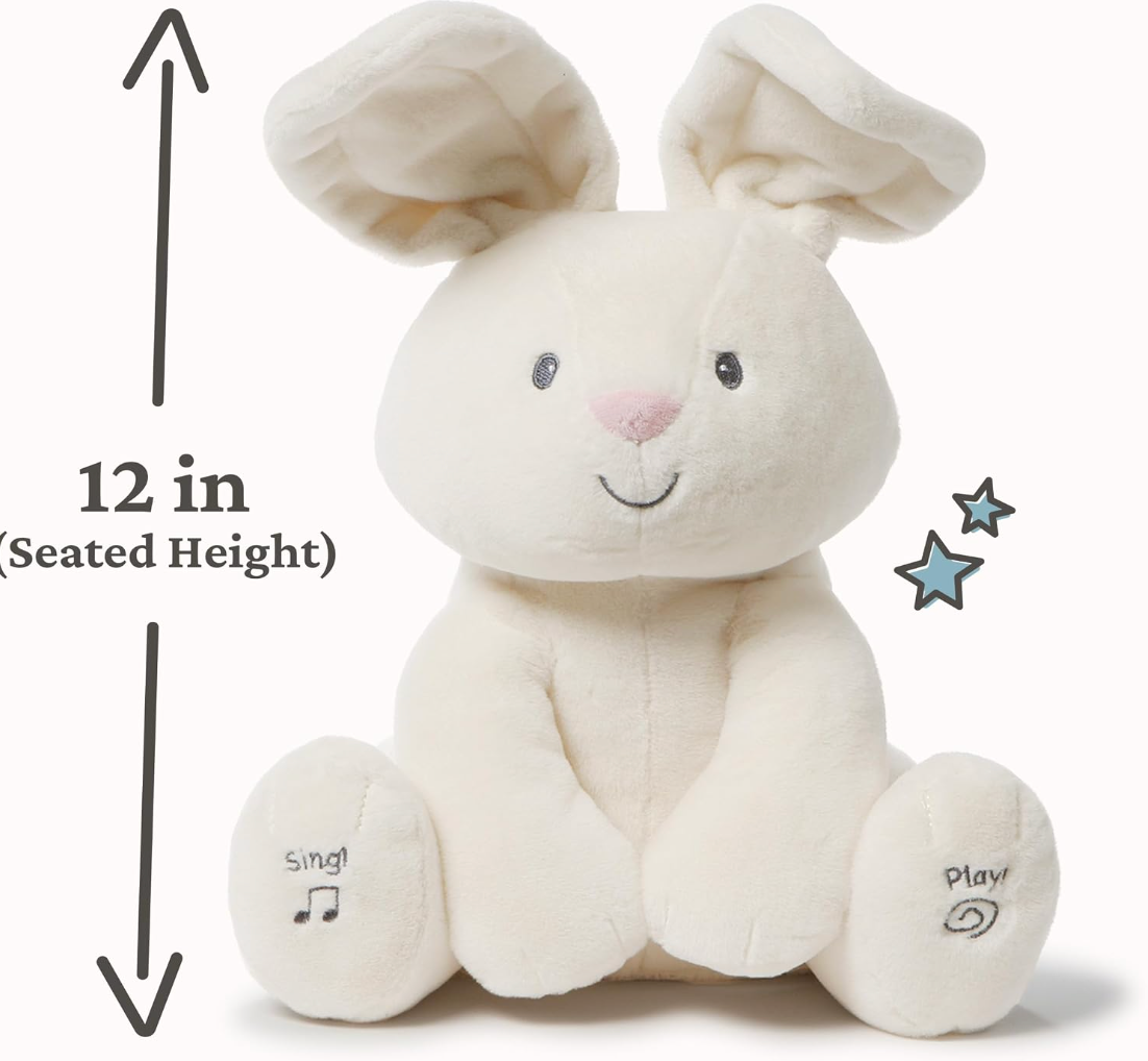 1 Tier Flora Bunny Diaper Cake for Baby Girl - Baby Hamper Singapore 🐰
