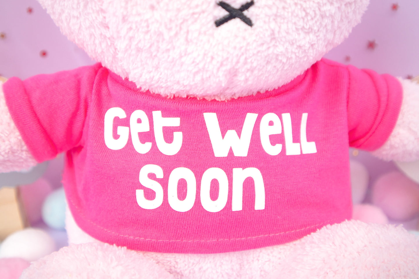 Get Well Soon Gift Pink Miffy Rabbit Plush Toy - 33 cm