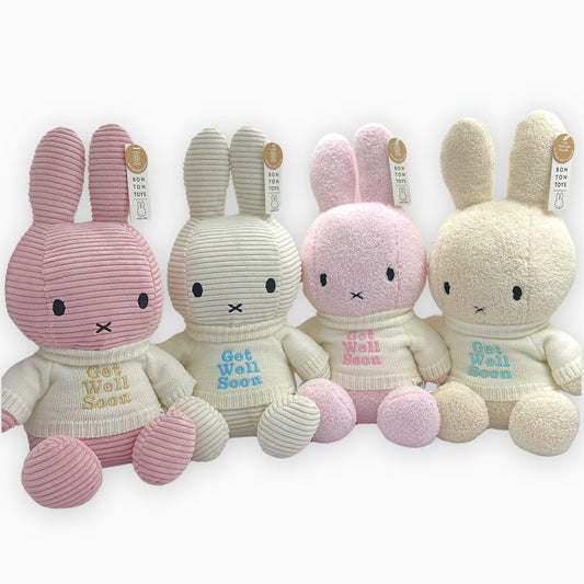 Get Well Soon Gift Miffy Rabbit Plush Toy - 33 cm