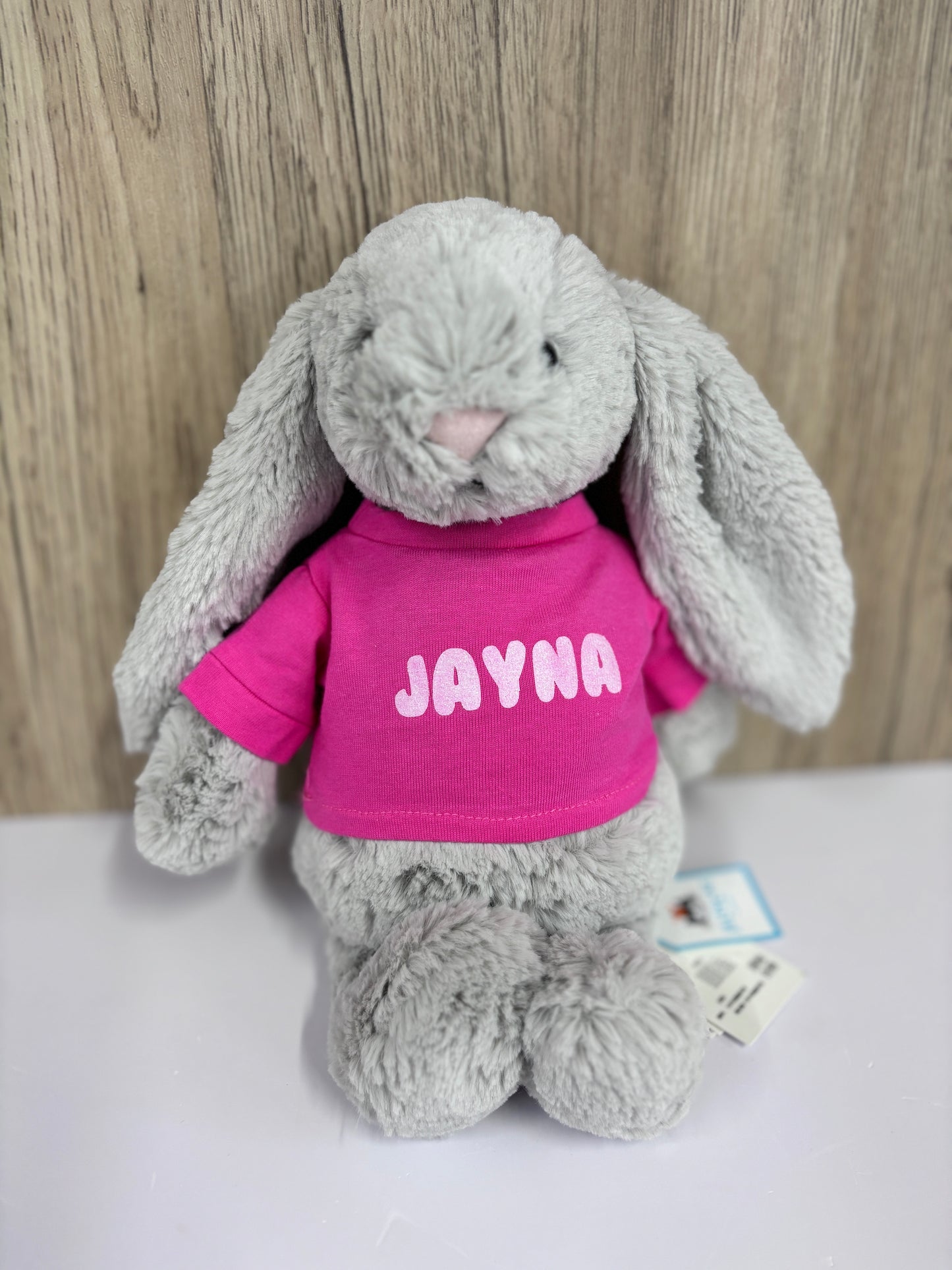 100% Authentic Personalized Jellycat Bunny Soft Toy - 31cm