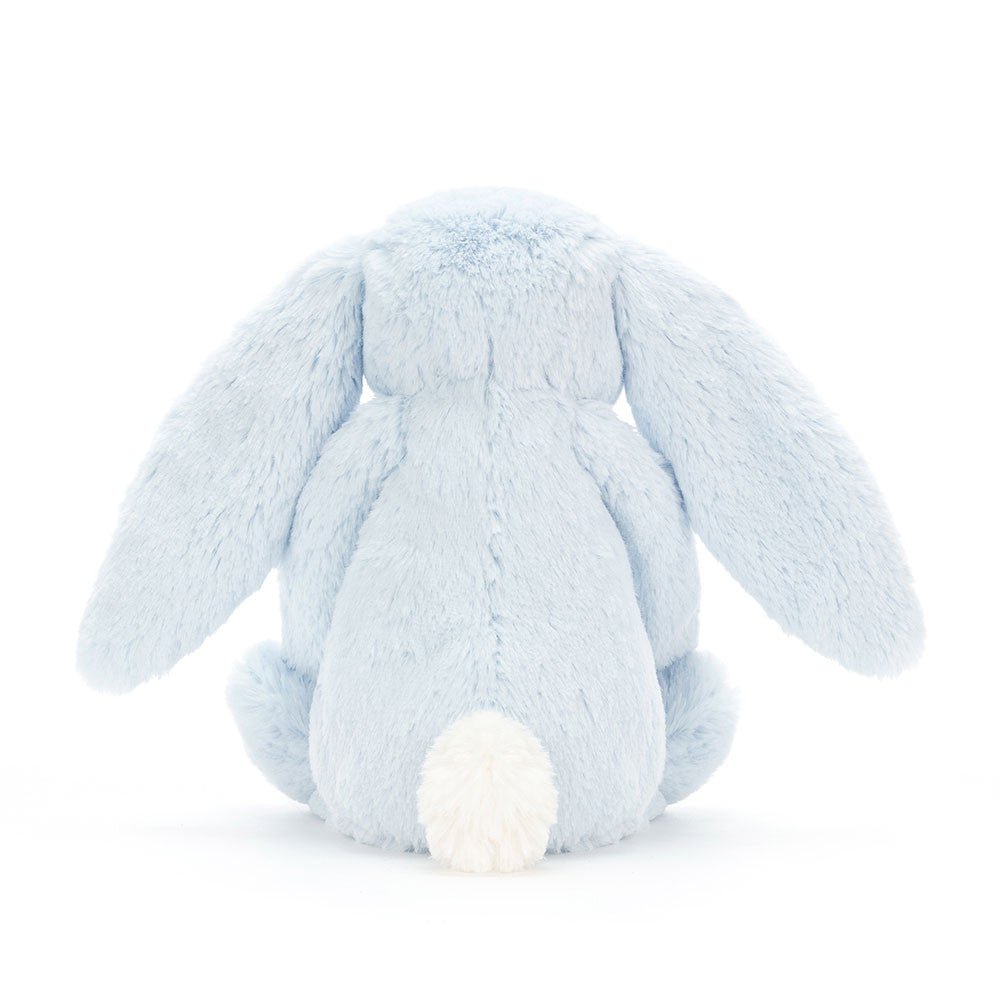 1-Tier Diaper Cake - Personalized Blue Jellycat Bunny Baby Gift Hamper