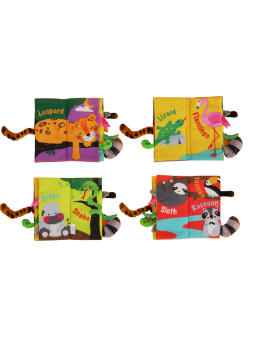 Rainforest Tails Soft Baby Book