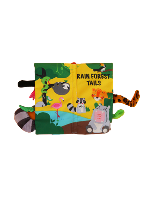 Rainforest Tails Soft Baby Book