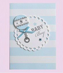 Baby Boy Greeting Card