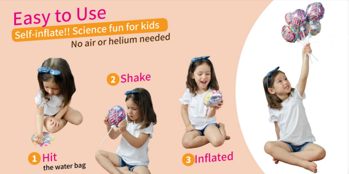 18cm Auto Inflatable Speedy Recovery Foil Balloon