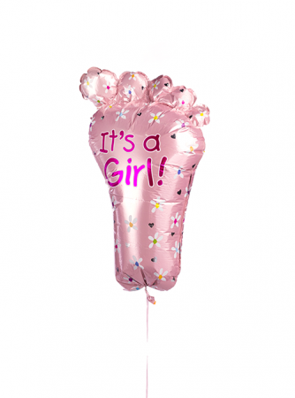 It's A Girl helium balloon