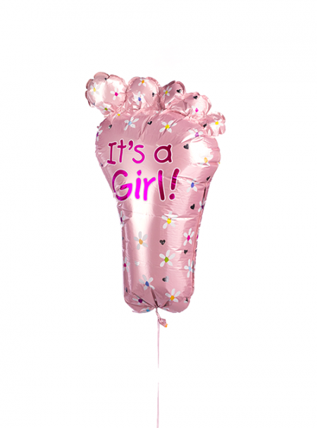 It's A Girl helium balloon