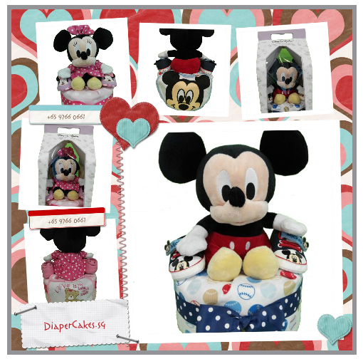 1Tier-BabyGift-DiaperCakesSingapore-BabyGirl-BabyBoy