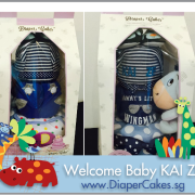 3 Tier Eeyore Diaper Cake baby gift hamper
