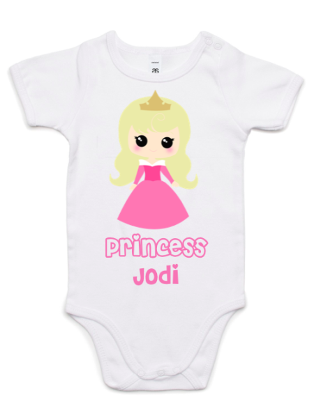 personalized-princess-aurora-baby-onesie