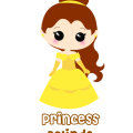 Personalized Princess Belle Baby Onesie