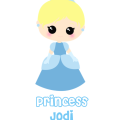 Personalized Princess Cinderella Baby Onesie