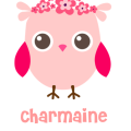 Baby Owl with Flower Hairband Baby Onesie