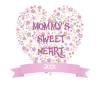 heart-and-ribbons-onesie design