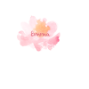Pink Watercolor Splash Onesie Design