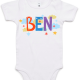 Funny Letters Baby Onesie