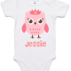 Baby Owl Princess Personalized Onesie