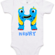 Letter H Personalized Romper