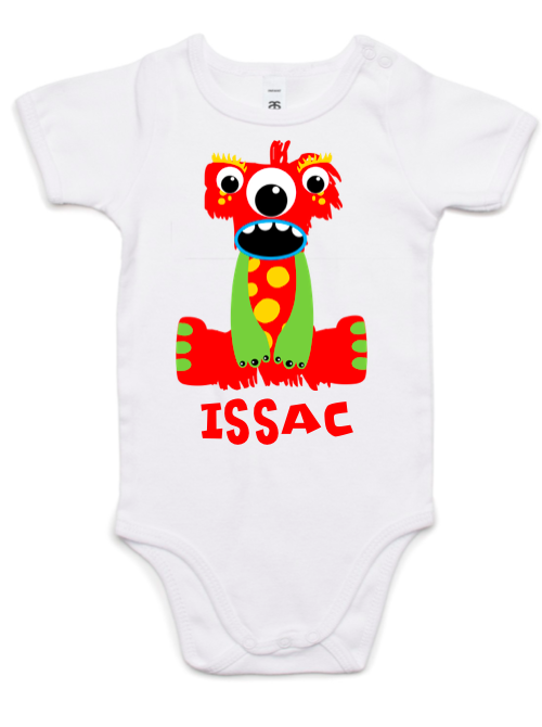 Letter I Personalized Onesie