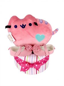 Pink Pusheen Baby Gift Diaper Cake