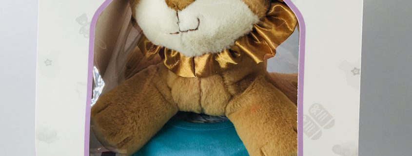 2 Tier Lion Soft Toy Baby Gift