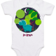Be brave Dinosaur personalized Onesie
