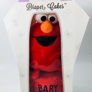 Elmo Plush Toy Diaper Cake Baby Gift