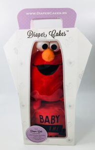 Elmo Plush Toy Diaper Cake Baby Gift