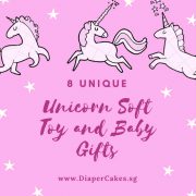 Pink and White Starry Unicorn Invitation