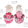 2 Tier Girl Diaper Cake