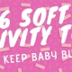 6 Soft activity Toys we loce