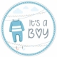 Its a Boy Auto Inflatable Foil Balloon - 01