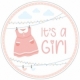 Its a Girl Self Inflatable Foil Balloon - 01