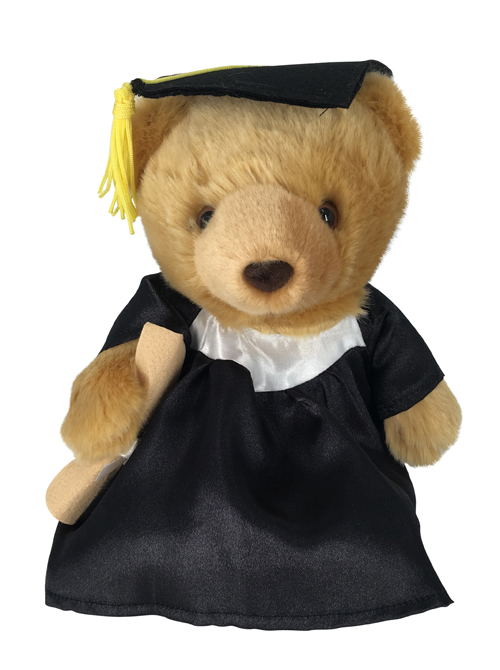 Graduation Bears Plush Gown