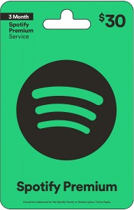 Spotify Gift Card on Amazon