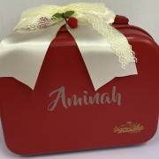 cherry red baby girl luggage gift
